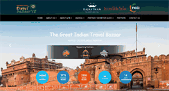 Desktop Screenshot of greatindiantravelbazaar.com